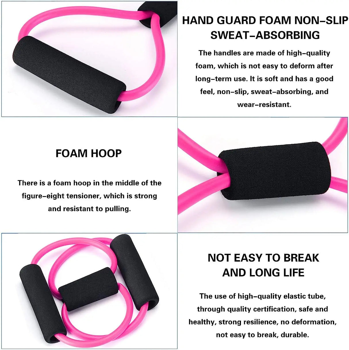8 Shape Yoga Pull Up Band Elastic Band