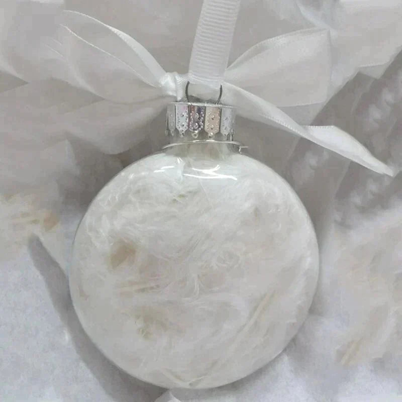 Christmas Ornaments Feather Ball - Angel In Heaven