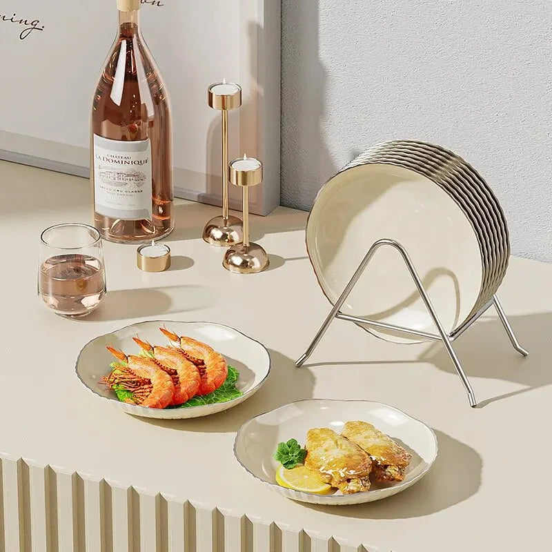 9 Pcs PET Spit Bone Dish Spit Bone