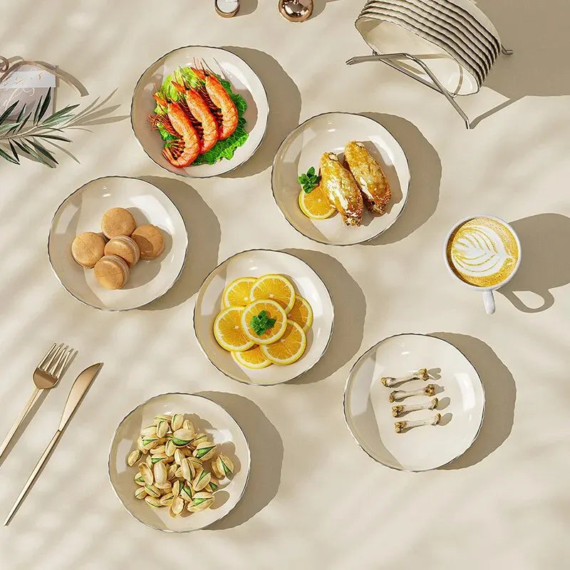 9 Pcs PET Spit Bone Dish Spit Bone