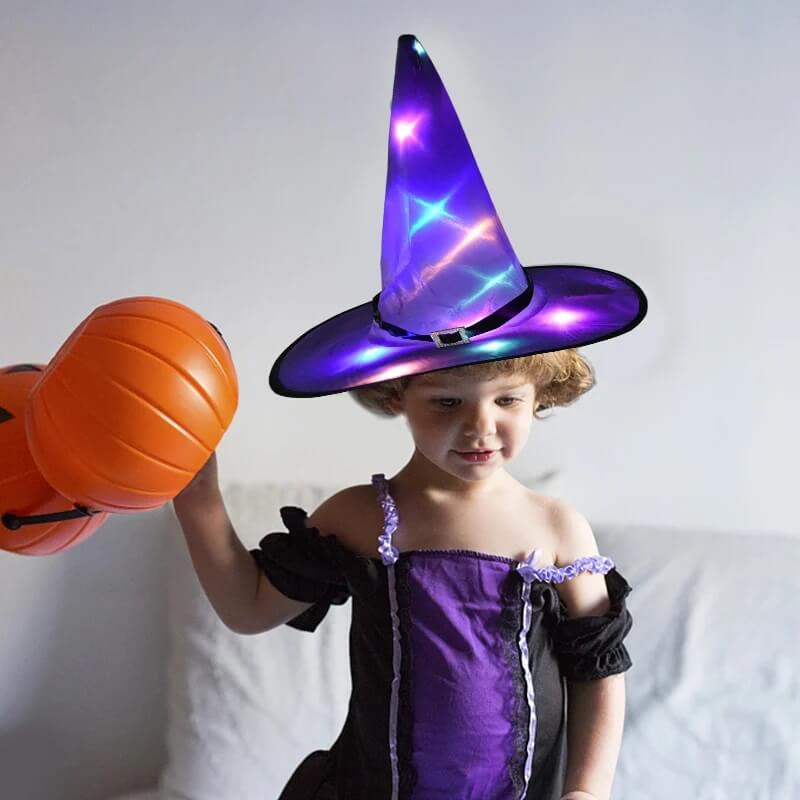 Glowing Witch Hat Decorations - 2 in 1