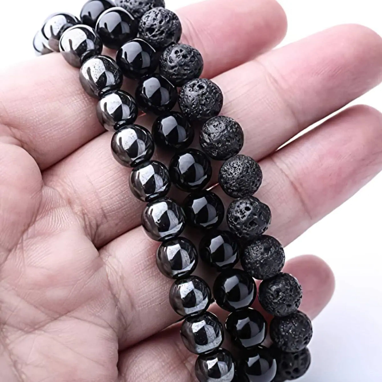 Natural 8mm Gorgeous Semi-Precious Healing Crystal Stretch Bead