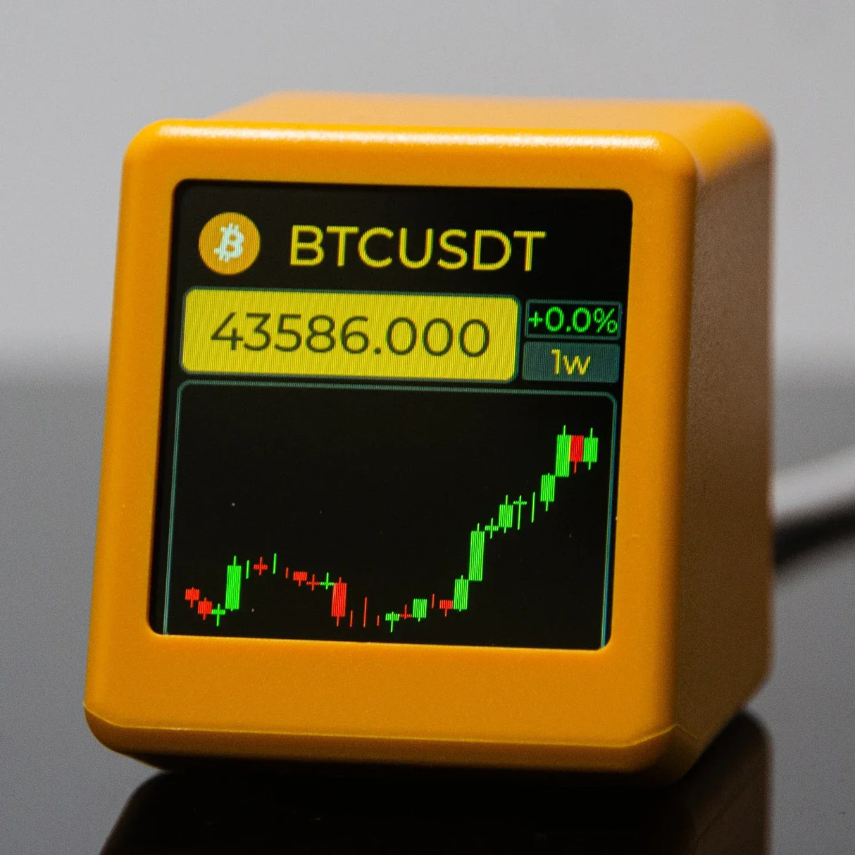 GeekMagic NerdMiner BitCoin Cryptocurrency,Stocks,Futures,Currency Exchange Rate,Price Tracker Ticker,Time
