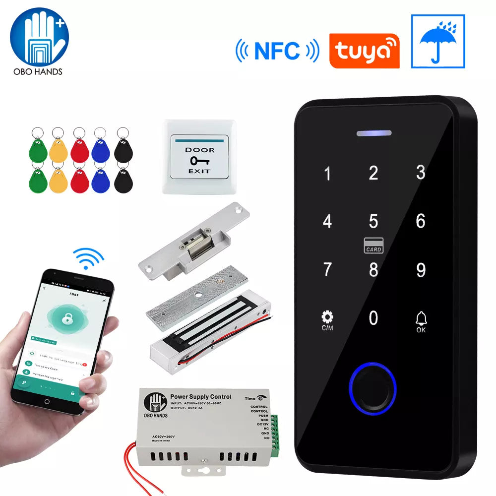 Bluetooth Tuya APP Door Access Control System Kit