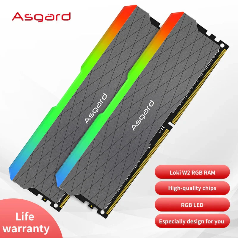 Asgard ddr4 ram 8GX2 16G 3200MHz RGB RAM