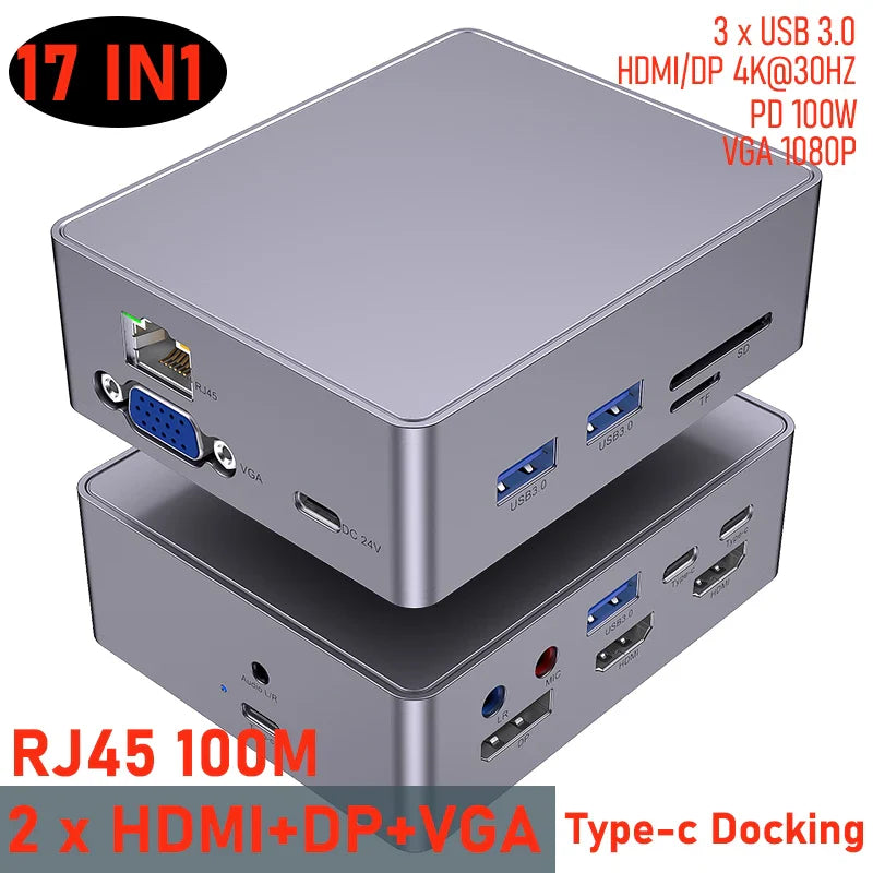 type c hub Dual HD DP 4k 60hz