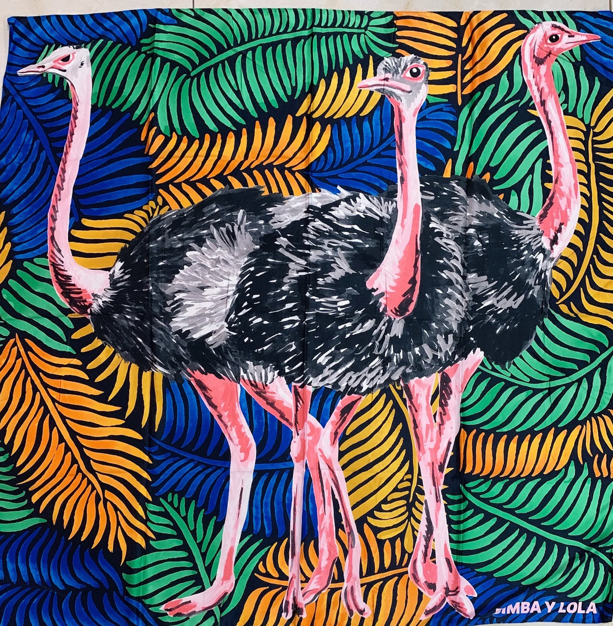 The new print pretty scarf handkerchief (A variety of color patterns)