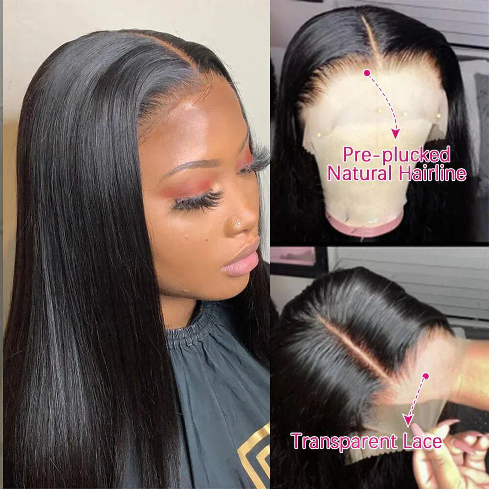40 Inch Straight Hair 13x4 13x6 HD Lace