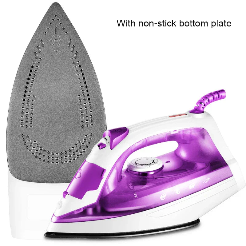 JIQI Handheld Garment Steamer Electric Steam Iron Soleplate