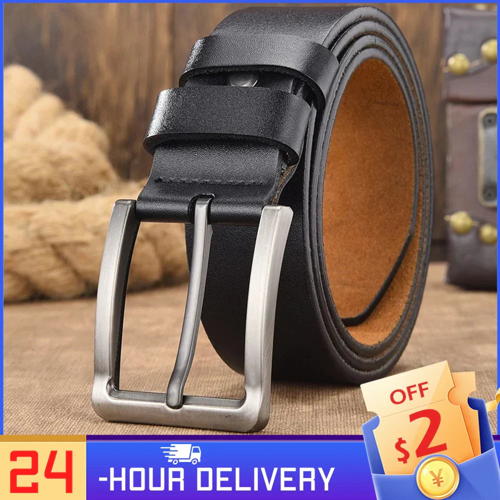 Men Belt Male High Quality Leather Belt Men
