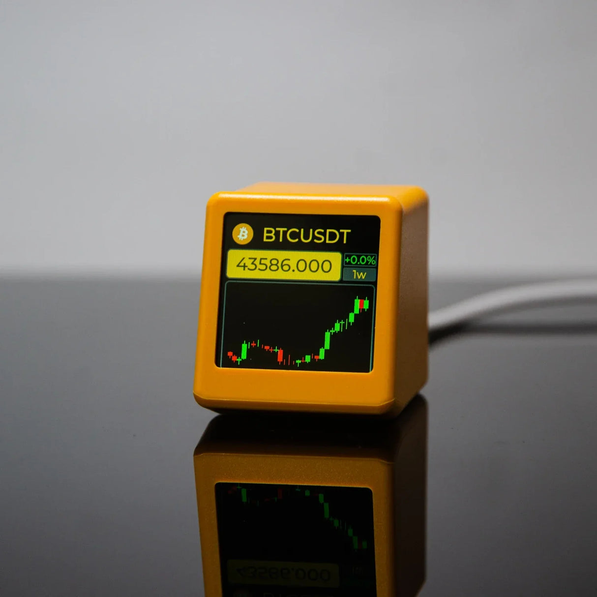 GeekMagic NerdMiner BitCoin Cryptocurrency,Stocks,Futures,Currency Exchange Rate,Price Tracker Ticker,Time