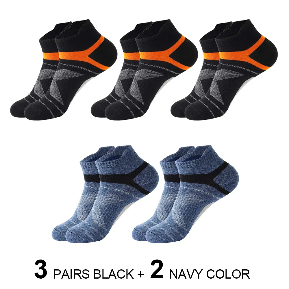 5 Pairs High Quality Socks Men Summer Outdoor