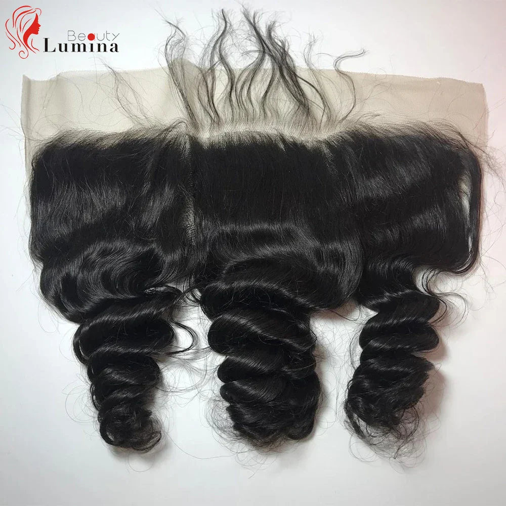 Loose Wave Frontal 13x4 Swiss Lace Frontal Ear