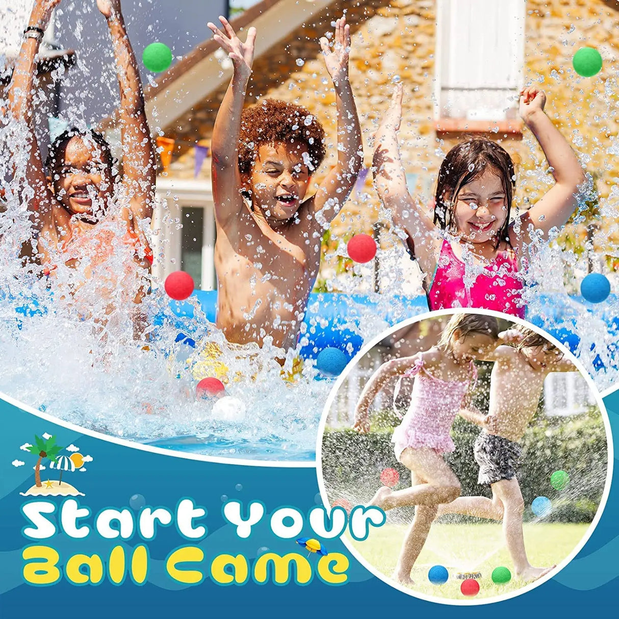 Set of Water Bombs Splash Balls Reusable Splash,