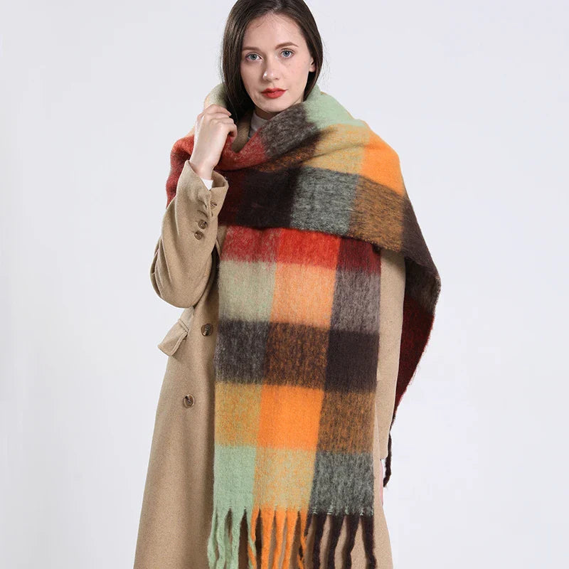 NEW Luxury Winter Thick Warm Scarf Women Cashmere