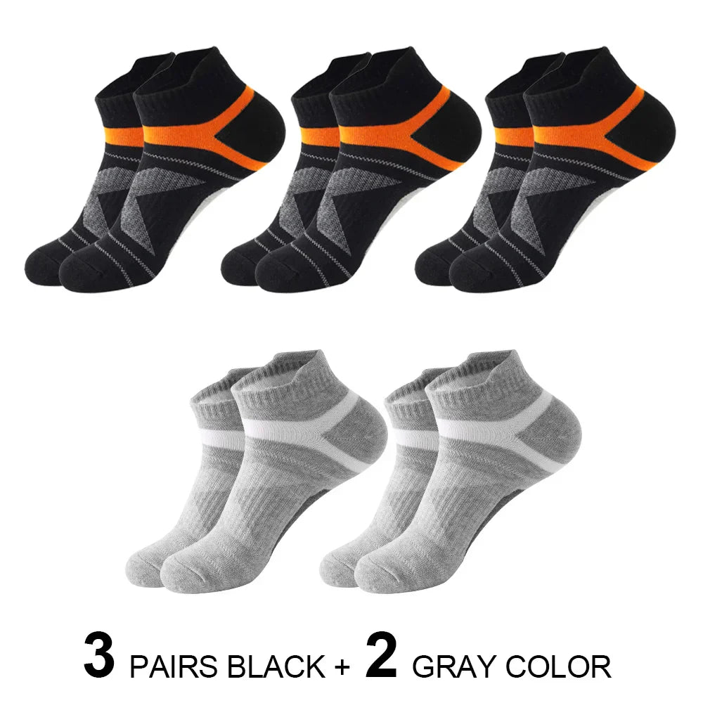 5 Pairs High Quality Socks Men Summer Outdoor