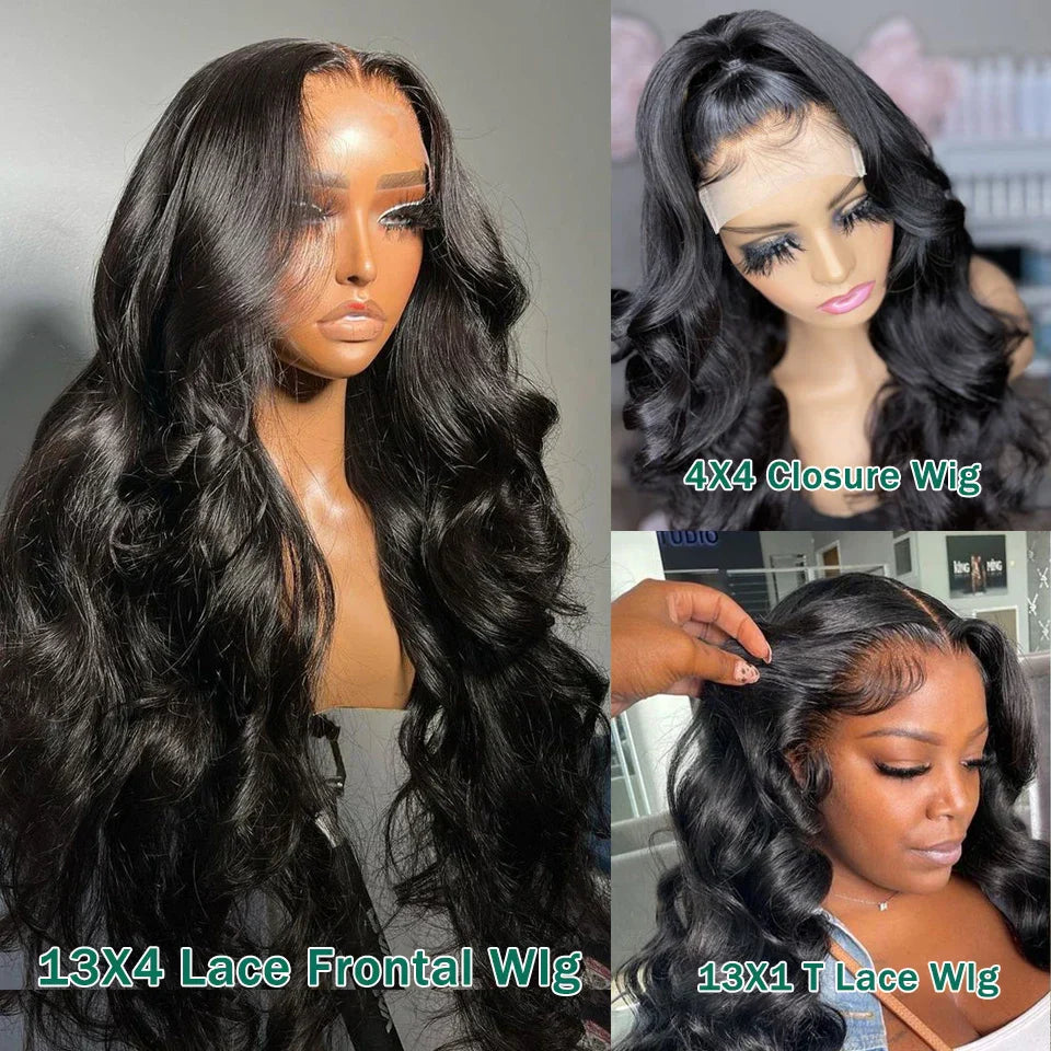 13X6 Brazilian Body Wave Wigs Human Hair Lace
