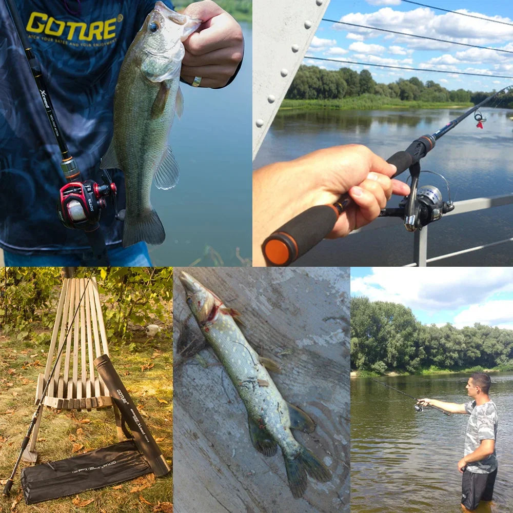 Goture Xceed 1.98-3.6m Fuji Guide Ring Carbon Spinning