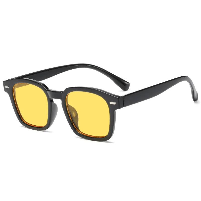 New Fashion Glasses Vintage Square Sunglasses Design Retro