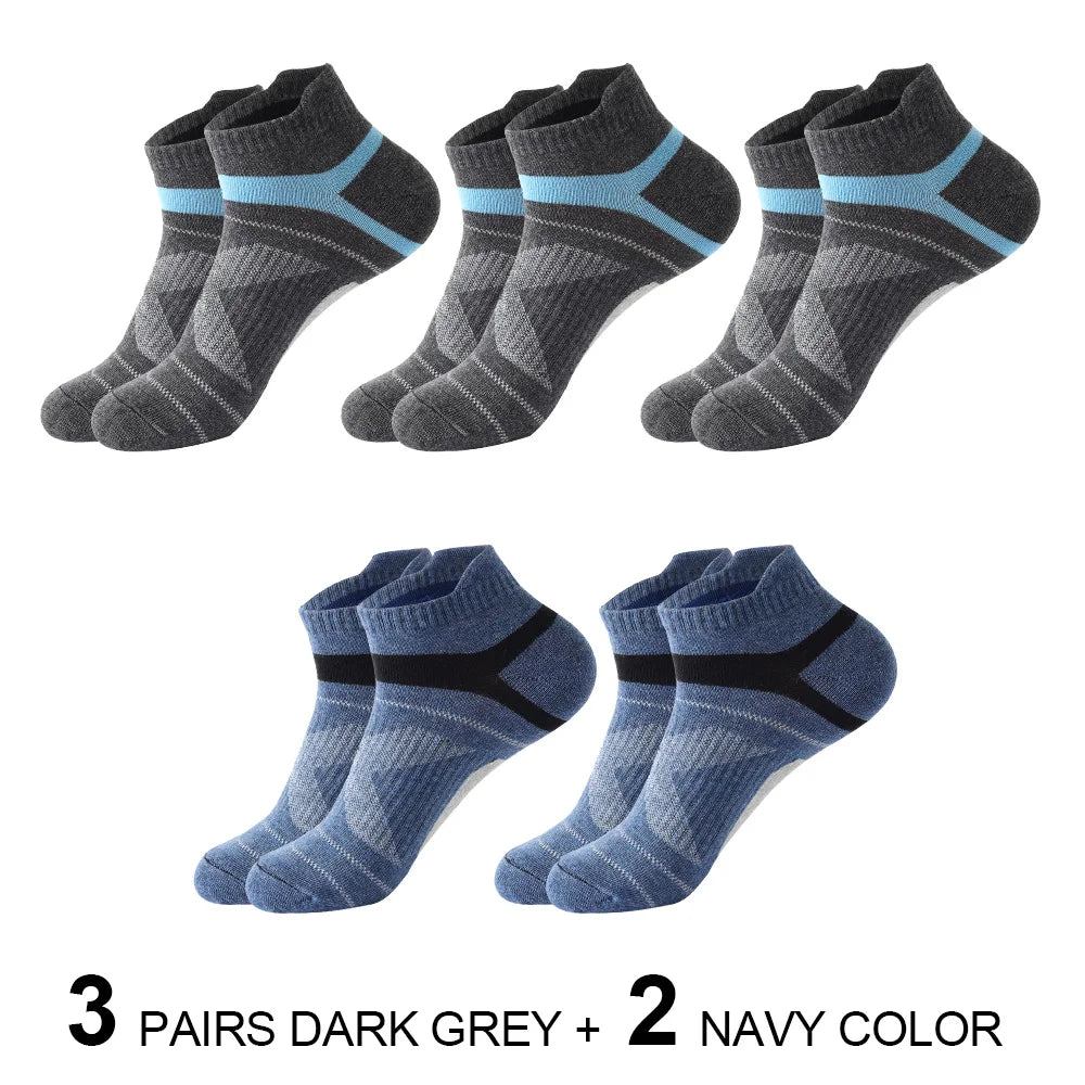 5 Pairs High Quality Socks Men Summer Outdoor