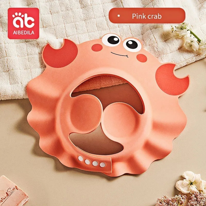 AIBEDILA Babies Waterproof Shower Cap Children's Bath Ear