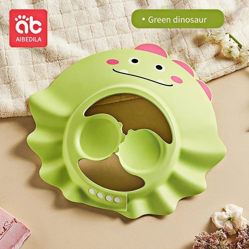 AIBEDILA Babies Waterproof Shower Cap Children's Bath Ear