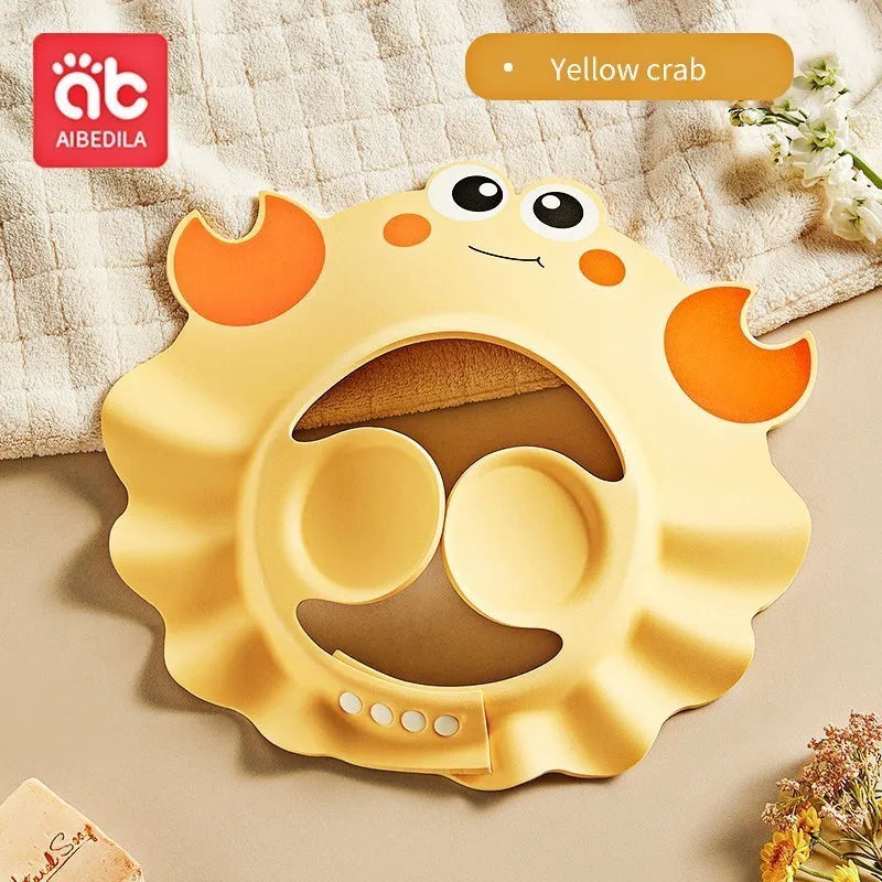 AIBEDILA Babies Waterproof Shower Cap Children's Bath Ear