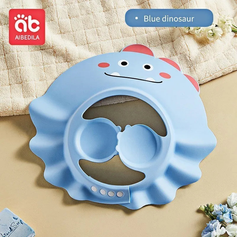 AIBEDILA Babies Waterproof Shower Cap Children's Bath Ear