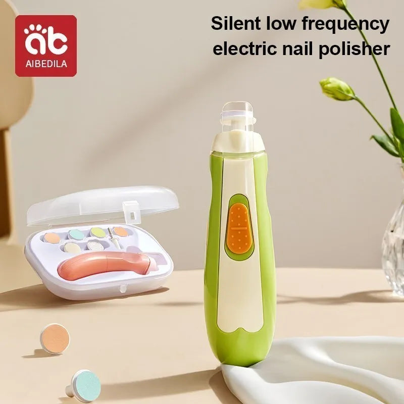 AIBEDILA Electric Baby Nail Trimmer Kid Nail Polisher