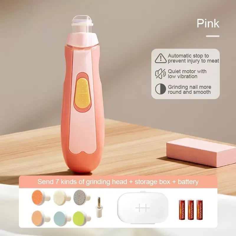 AIBEDILA Electric Baby Nail Trimmer Kid Nail Polisher
