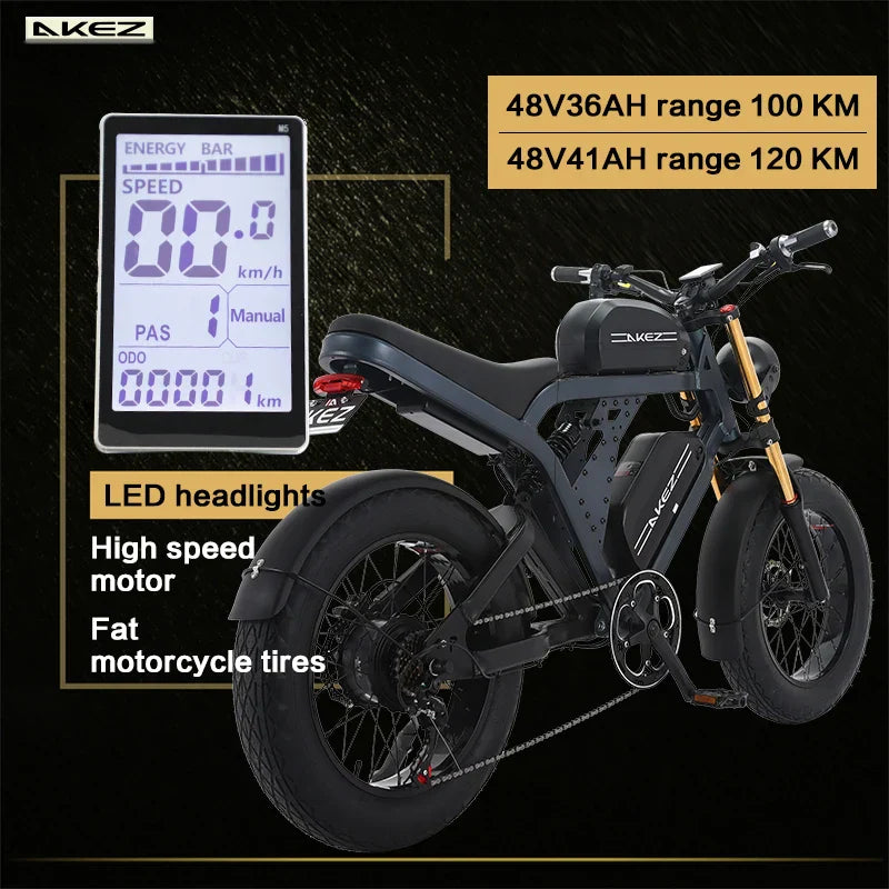 AKEZ Electric Bicycle Road High Speed Electric Sport