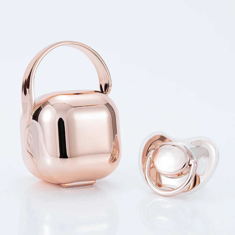 MIYOCAR Lovely bling baby pacifiers and holder kit