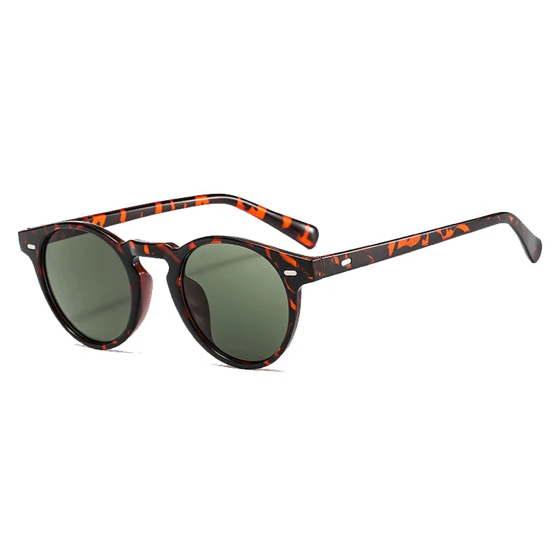 Vintage Round Sunglasses Men Women Brand Designer Fashion
