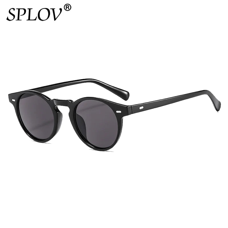 Vintage Round Sunglasses Men Women Brand Designer Fashion