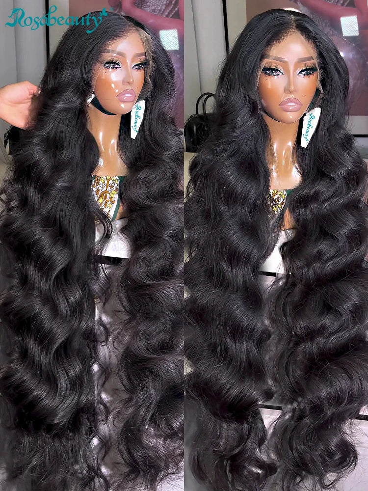 250% HD Transparent Body Wave Lace Front Wig