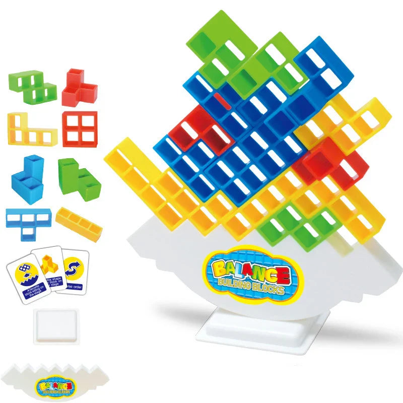 Balance Tower Blocks Game Stacking Board Toys Children