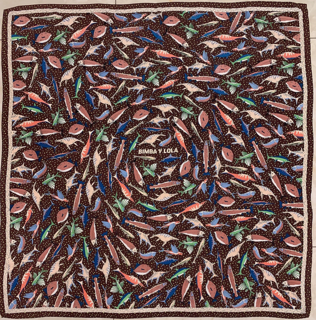 The new print pretty scarf handkerchief (A variety of color patterns)