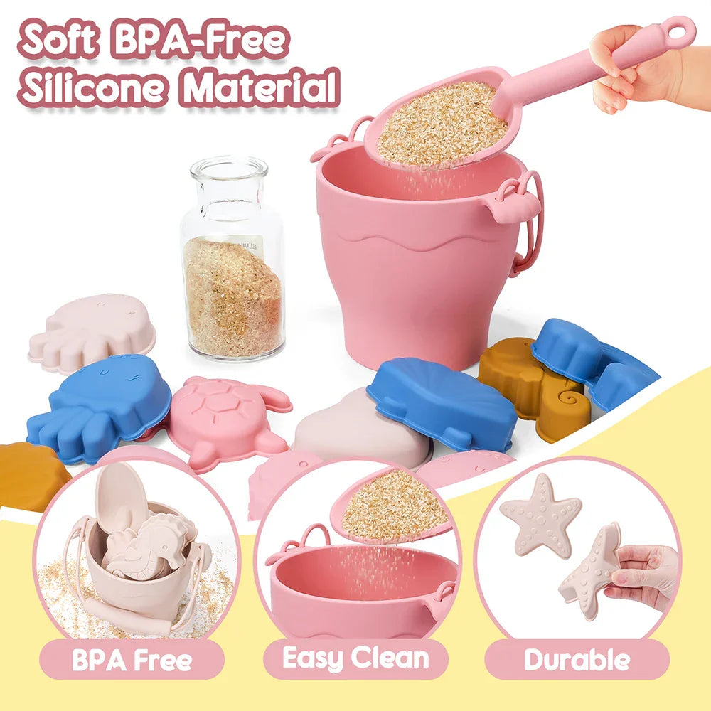 9PCS/8PCS Summer Beach Set Toys Kids Digging Sand