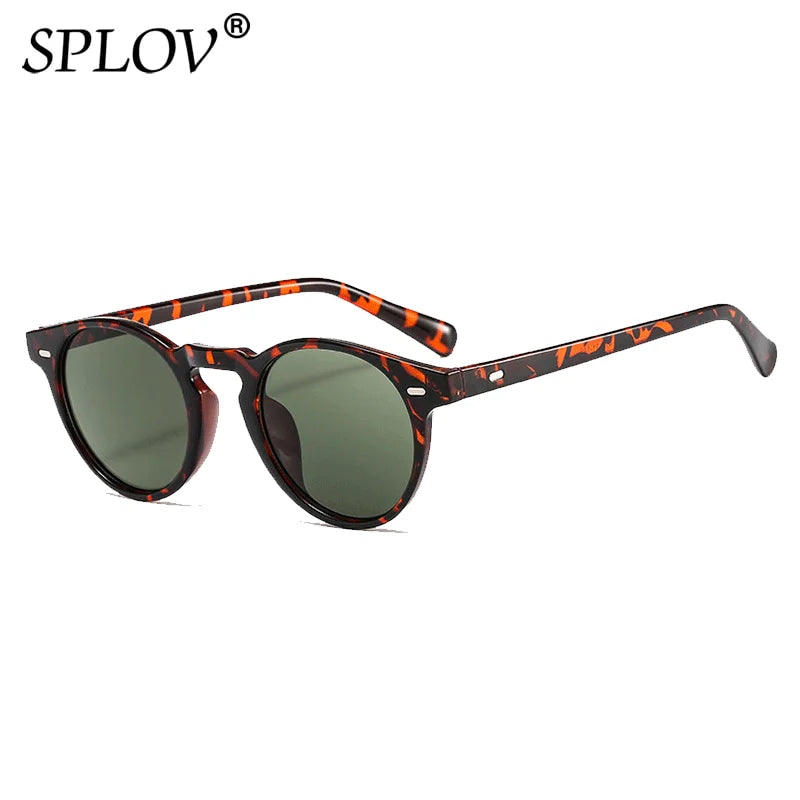 Vintage Round Sunglasses Men Women Brand Designer Fashion