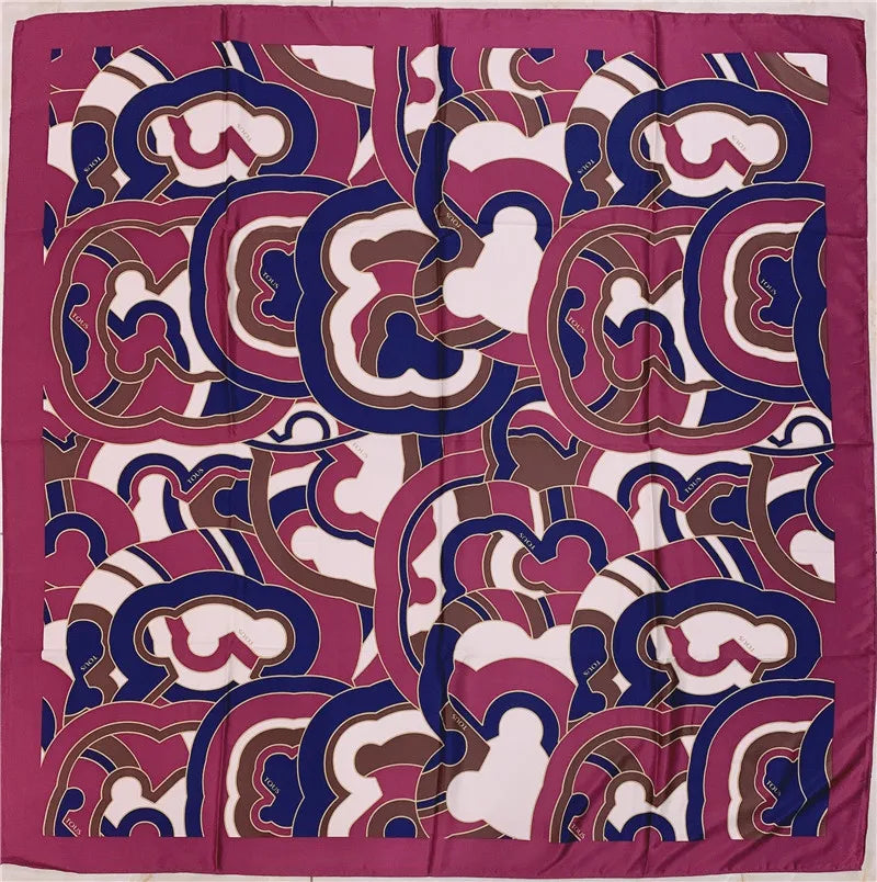 Spanishstyle oversized print handkerchief