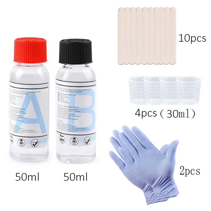 1:1 Clear Epoxy Resin Crystal Clear Art Resin