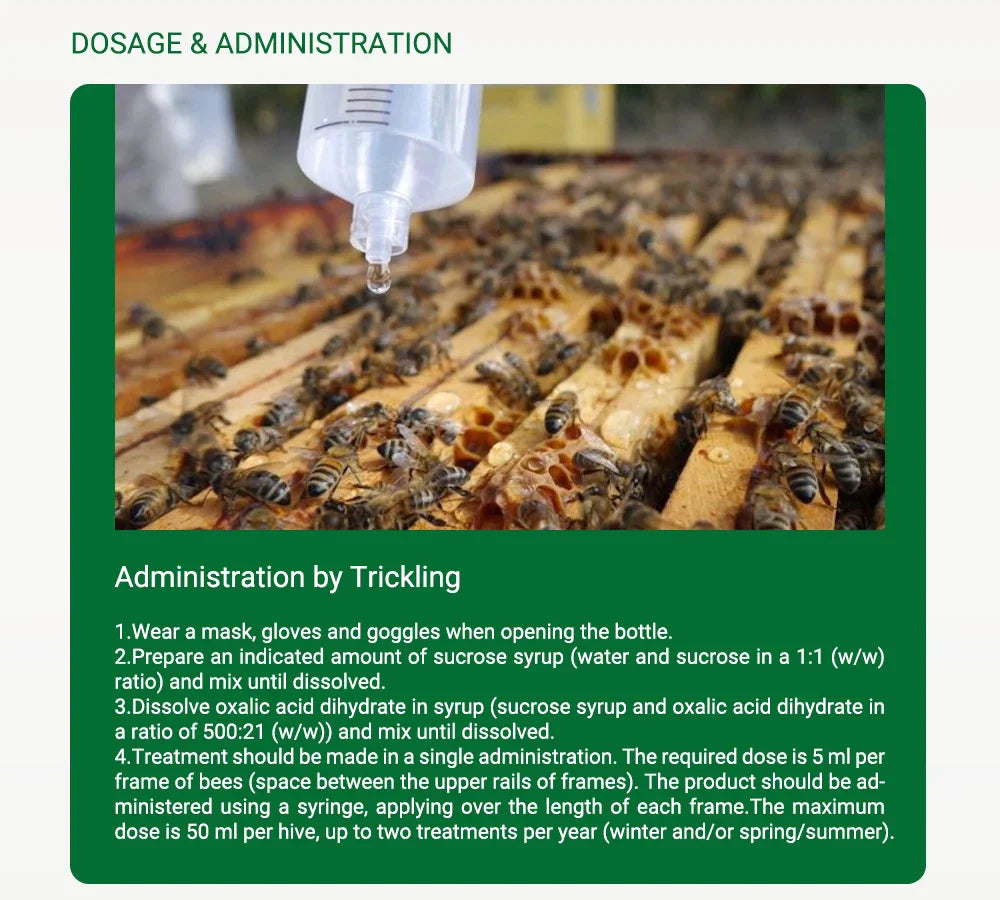 MYTHBEE 200g,Oxalic Acid for Bees,Organic Varroa Mite Treatment,Beekeeping