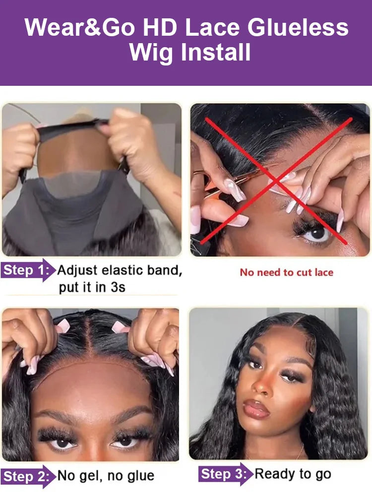 Wear And Go Deep Wave 13x4 HD Glueless