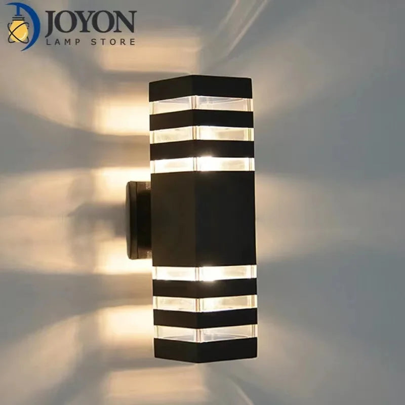 Aluminium Waterproof E27 Wall Lamp Outdoor Up Down