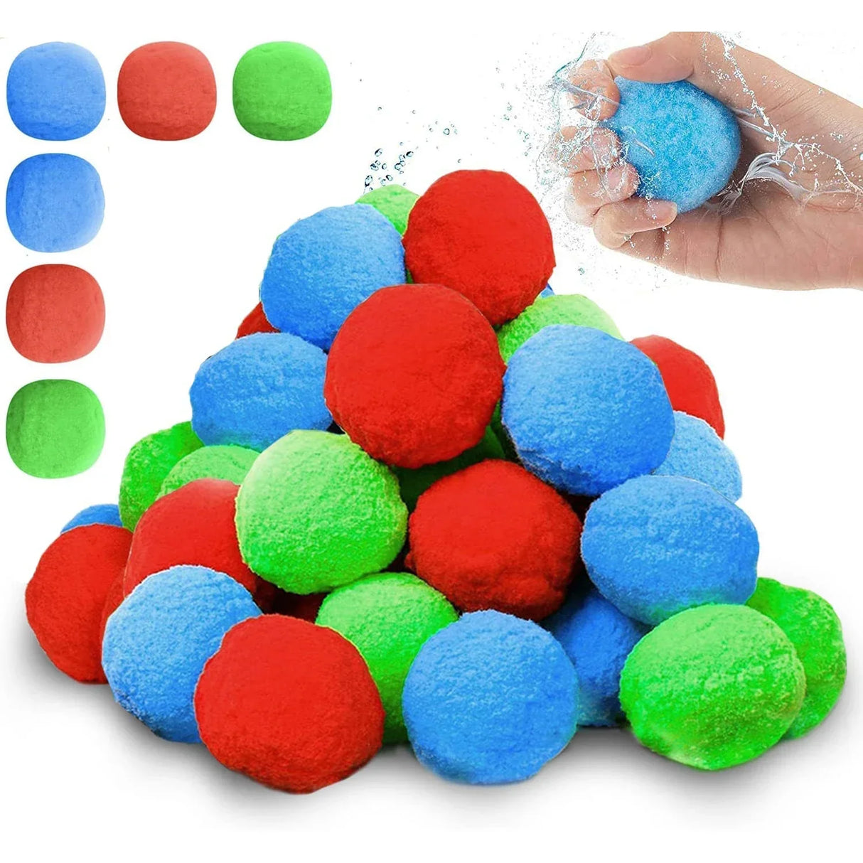 Set of Water Bombs Splash Balls Reusable Splash,