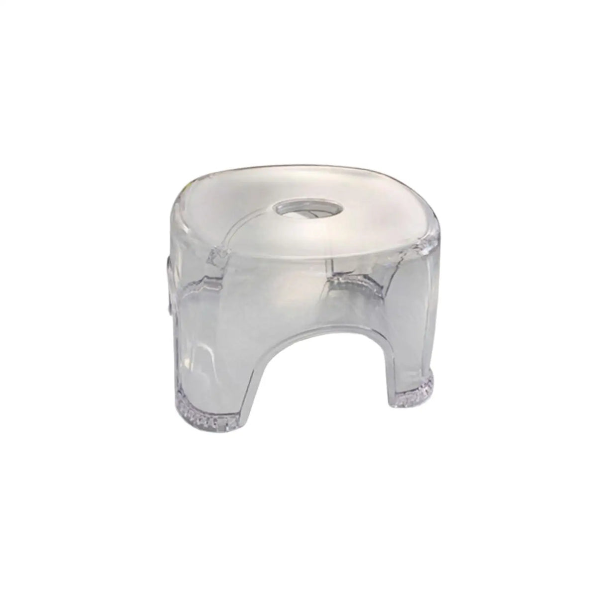 Acrylic Bathroom Shower Non-slip Stool Transparent Small Low