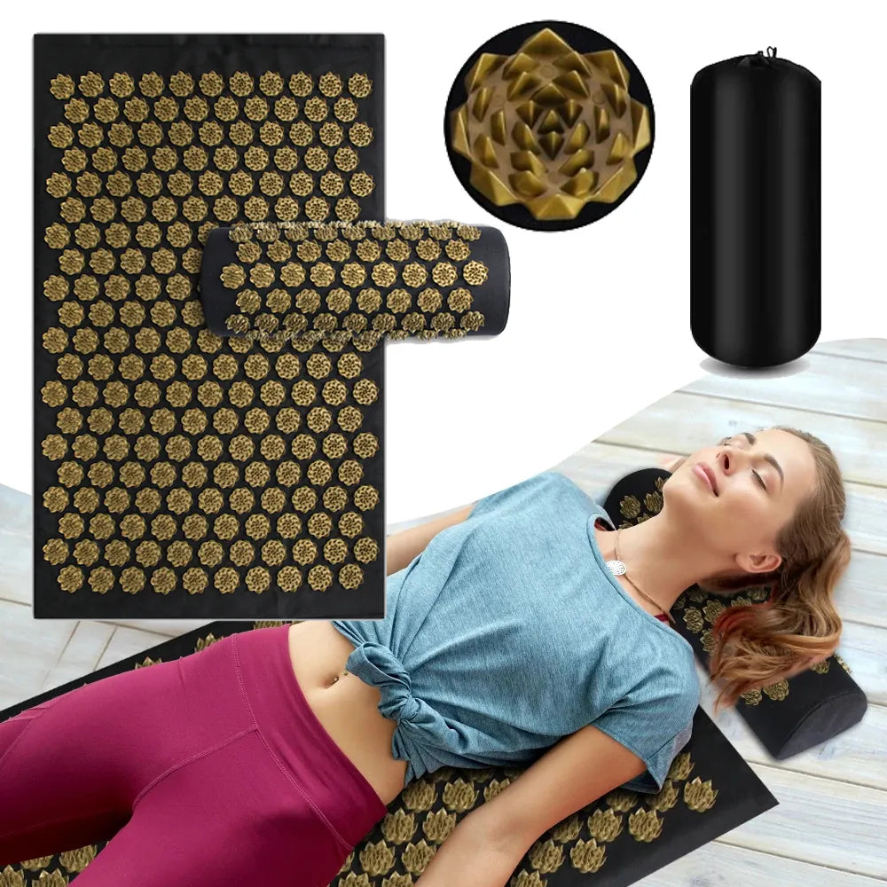 Acupressure Yoga Mat Kuznetsov's Applicator Cushion Sensi Massage
