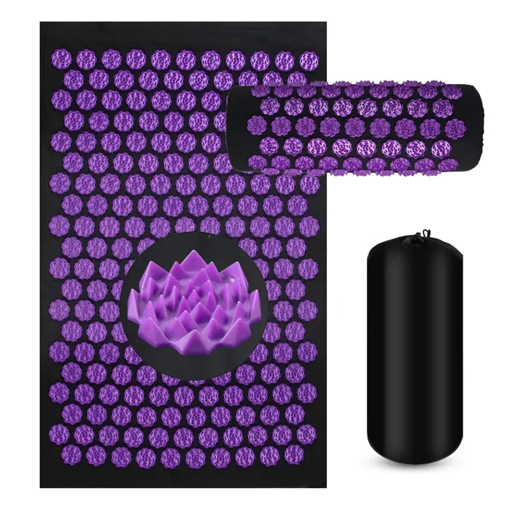 Acupressure Yoga Mat Kuznetsov's Applicator Cushion Sensi Massage