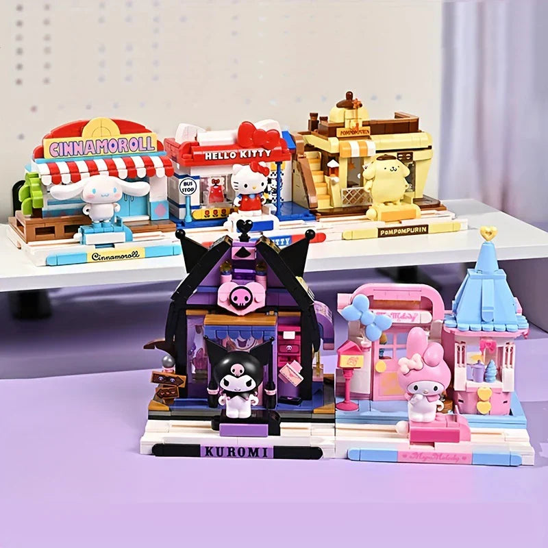 Sanrio Assembled Toy Building Blocks Hello Kitty Kuromi