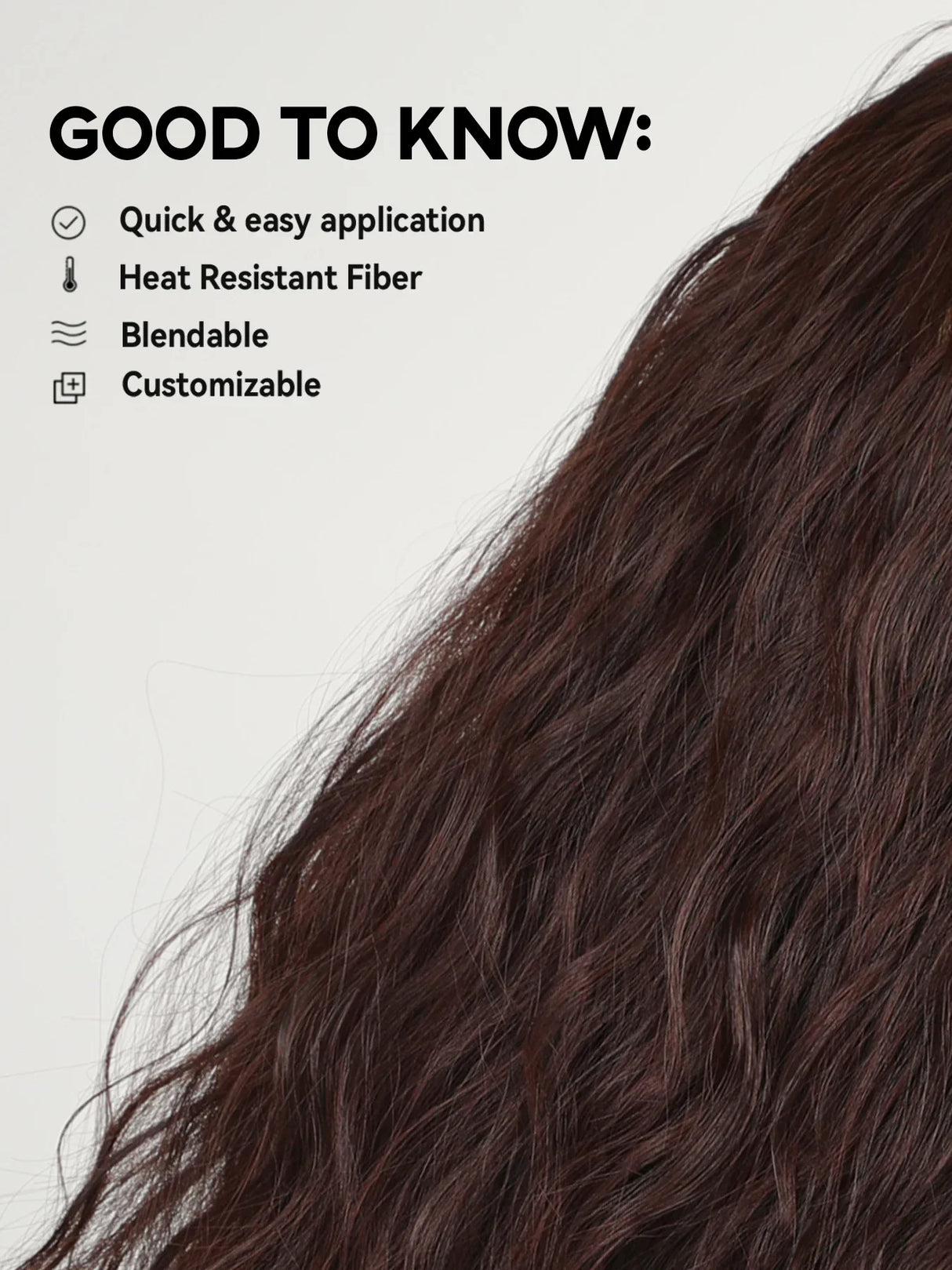 22 Inches Headband Wig Long Wavy Braid Hair